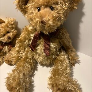 Russ Retired Collectable Radcliffe bears 16” & 8” shaggy plush VINTAGE gift kids